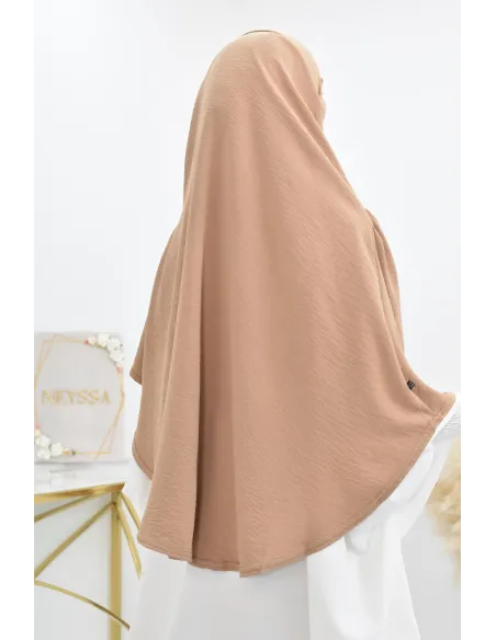 Lang fließender runder Khimar in billigem Jazz für muslimische Frauen