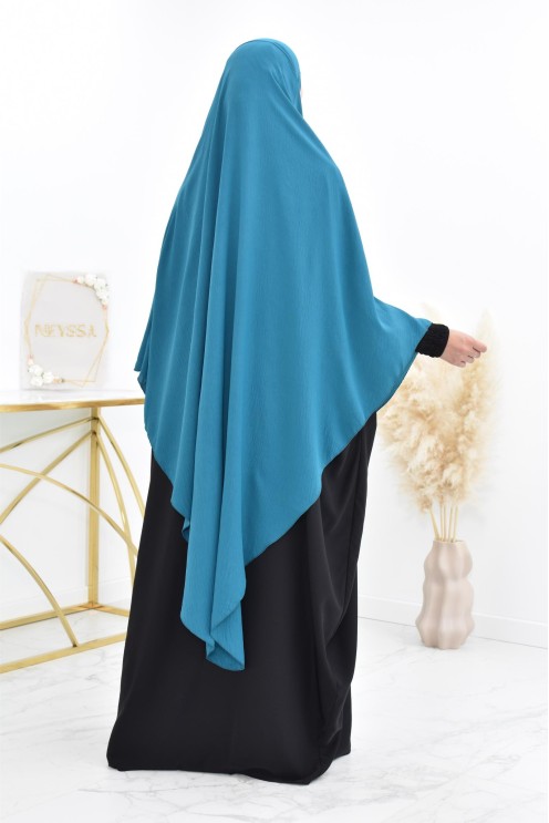 Long khimar pointu pour femme musulmane hijab légiféré
