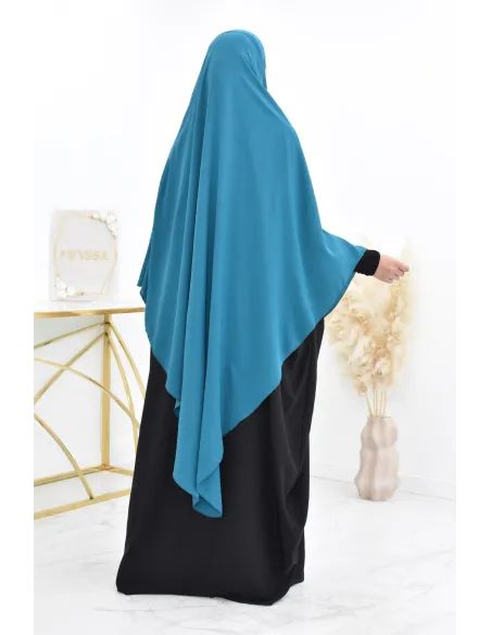 Long khimar pointu pour femme musulmane hijab légiféré