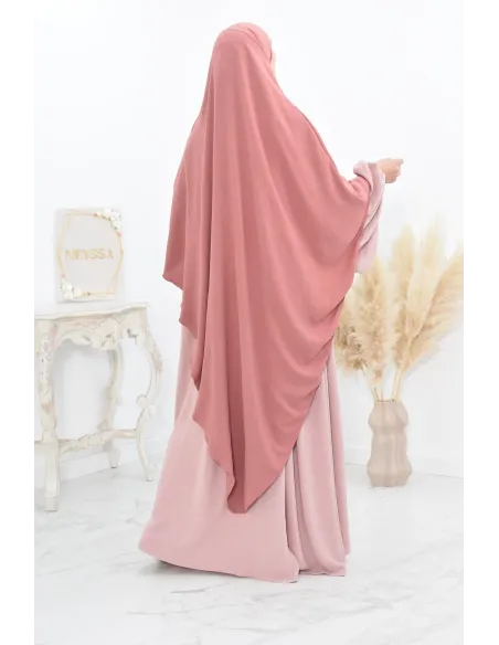 Long khimar pointu pour femme musulmane hijab légiféré