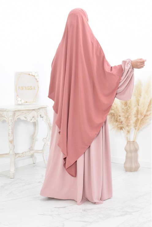 Long khimar pointu pour femme musulmane hijab légiféré