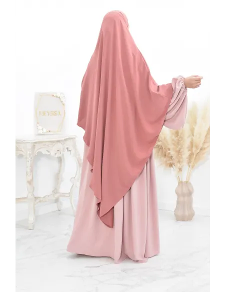 Long khimar pointu pour femme musulmane hijab légiféré