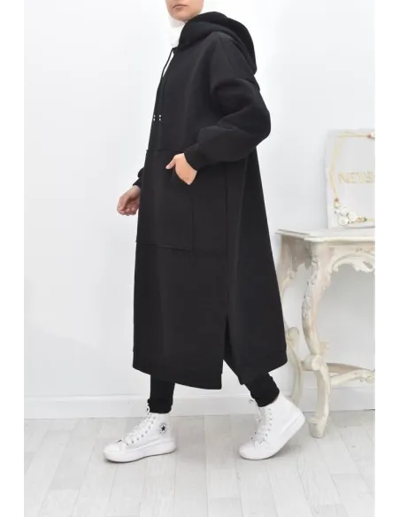 Robe tunique grande taille mastoura ample pour modest fashion hiver