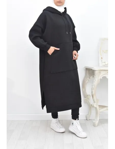 Robe tunique grande taille mastoura ample pour modest fashion hiver