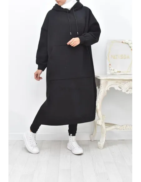 Robe tunique grande taille mastoura ample pour modest fashion hiver