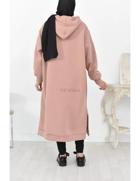 Robe tunique grande taille mastoura ample pour modest fashion hiver