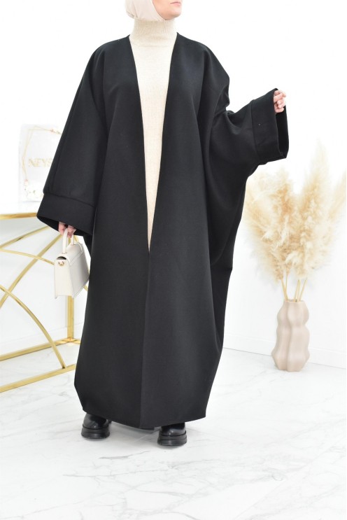 Manteau papillon farasha oversize d'hiver convient pour vos abaya vos jilbab