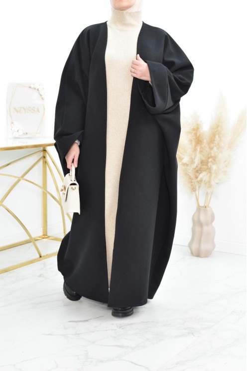 Manteau papillon farasha oversize d'hiver convient pour vos abaya vos jilbab