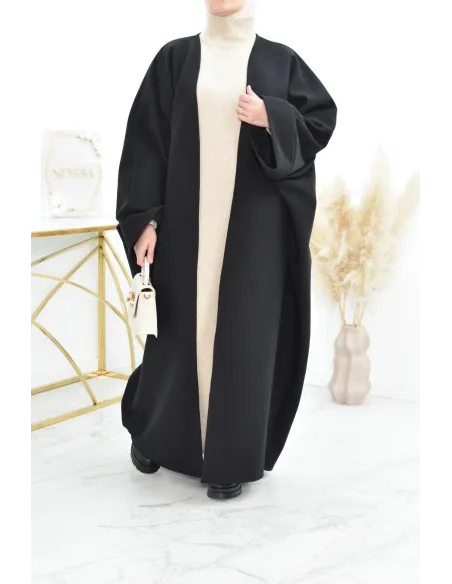 Manteau papillon farasha oversize d'hiver convient pour vos abaya vos jilbab