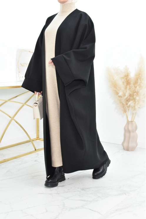 Manteau papillon farasha oversize d'hiver convient pour vos abaya vos jilbab