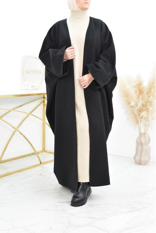 Manteau papillon farasha oversize d'hiver convient pour vos abaya vos jilbab