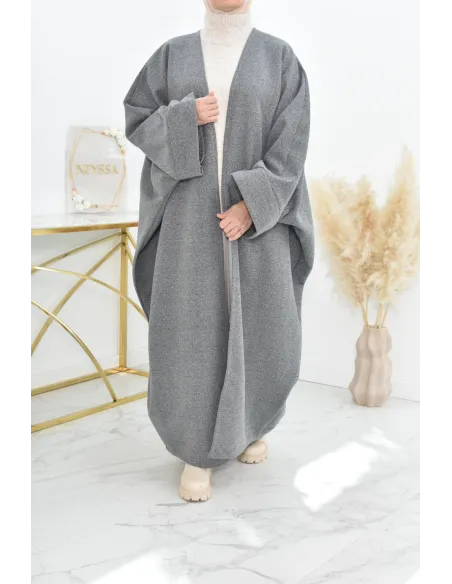 Manteau papillon farasha oversize d'hiver convient pour vos abaya vos jilbab