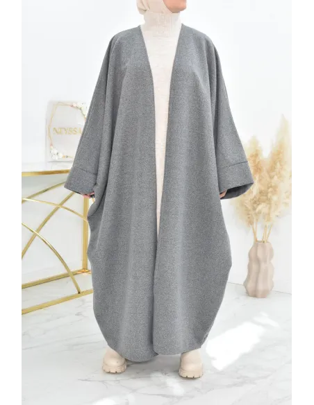 Manteau papillon farasha oversize d'hiver convient pour vos abaya vos jilbab