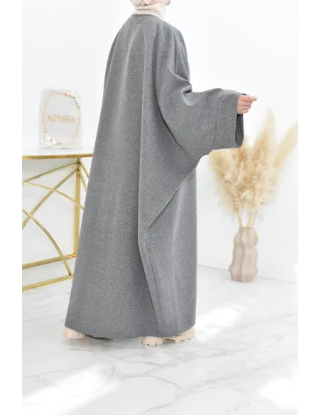 Manteau papillon farasha oversize d'hiver convient pour vos abaya vos jilbab