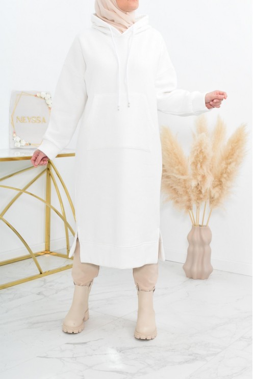 Robe tunique grande taille mastoura ample pour modest fashion hiver