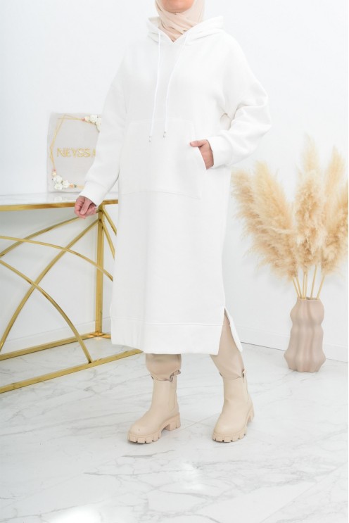 Robe tunique grande taille mastoura ample pour modest fashion hiver