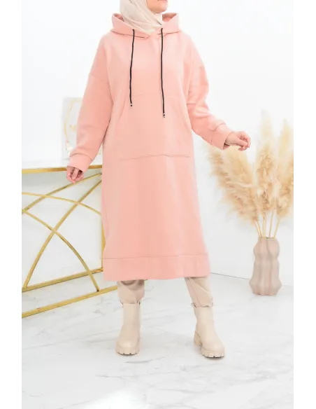 Robe tunique grande taille mastoura ample pour modest fashion hiver