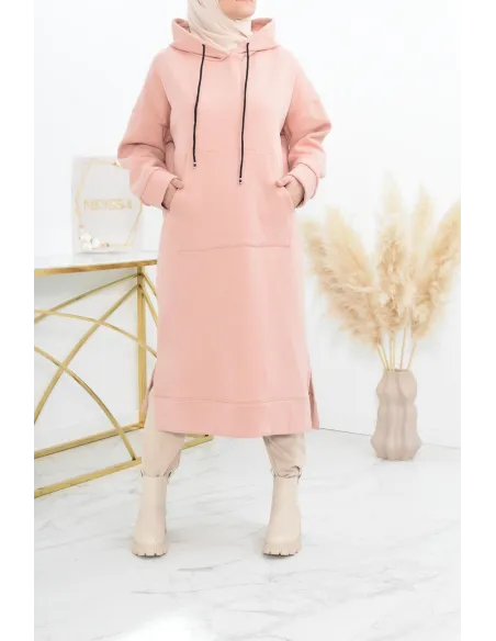 Robe tunique grande taille mastoura ample pour modest fashion hiver