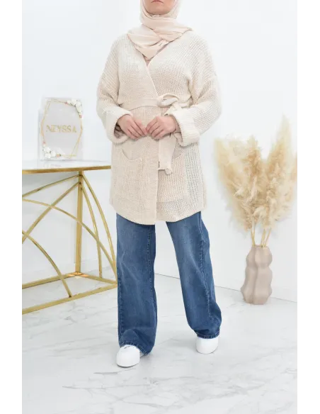 Palazzo en jean ample haut de gamme idéale femme voilée