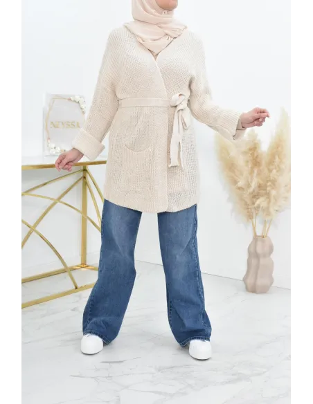 Palazzo en jean ample haut de gamme idéale femme voilée