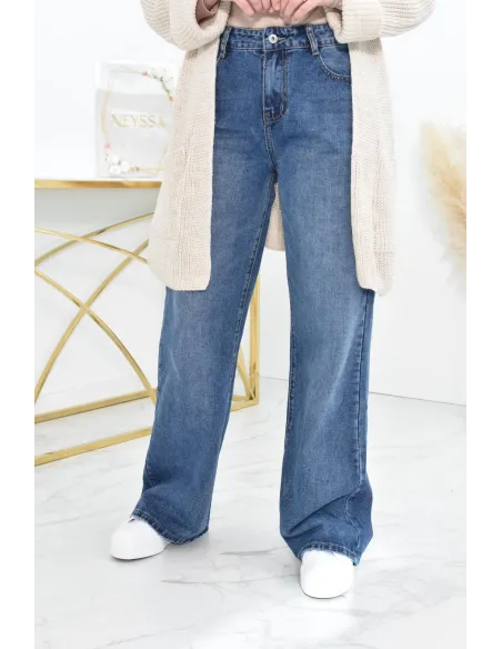 Palazzo en jean ample haut de gamme idéale femme voilée