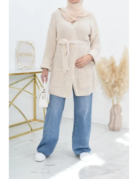 Palazzo en jean ample haut de gamme idéale femme voilée