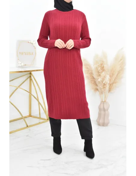 Tunique pull Hiver en maille tissée automne pas cher by neyssa