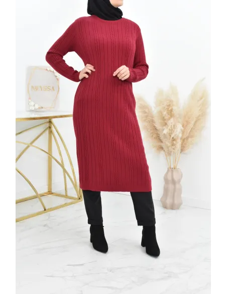 Tunique pull Hiver en maille tissée automne pas cher by neyssa