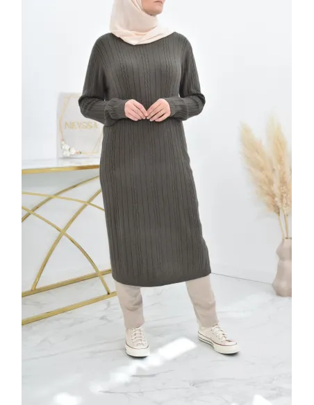 Tunique pull Hiver en maille tissée automne pas cher by neyssa