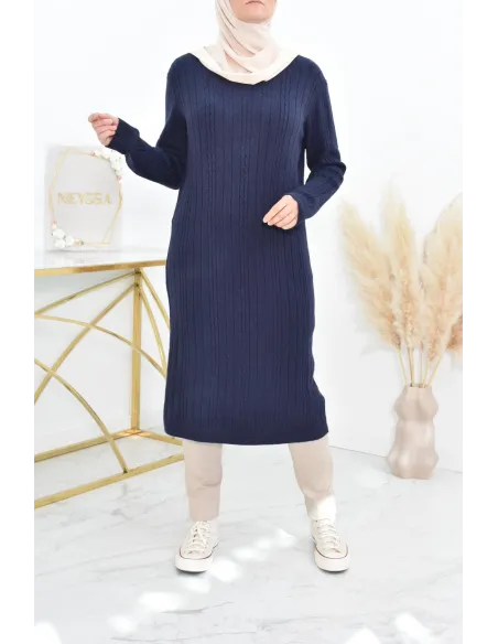 Tunique pull Hiver en maille tissée automne pas cher by neyssa