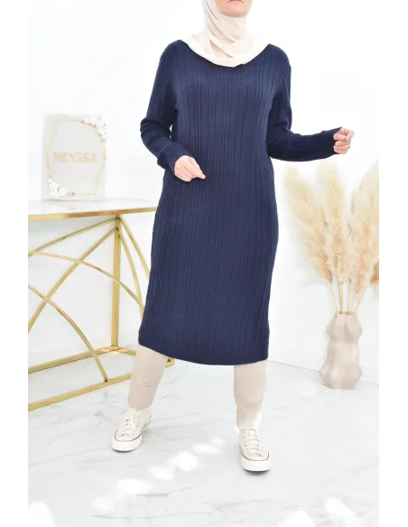 Tunique pull Hiver en maille tissée automne pas cher by neyssa