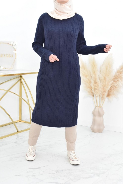 Tunique pull Hiver en maille tissée automne pas cher by neyssa