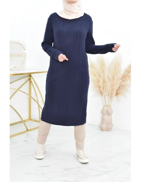 Tunique pull Hiver en maille tissée automne pas cher by neyssa