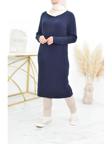 Tunique pull Hiver en maille tissée automne pas cher by neyssa