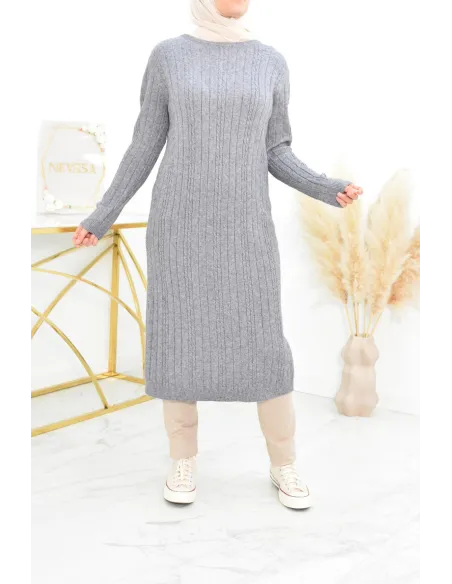 Tunique pull Hiver en maille tissée automne pas cher by neyssa