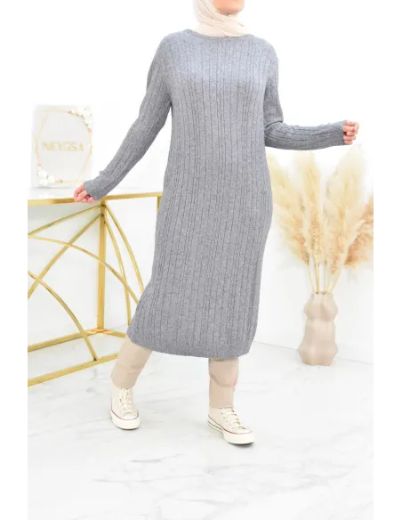 Tunique pull Hiver en maille tissée automne pas cher by neyssa