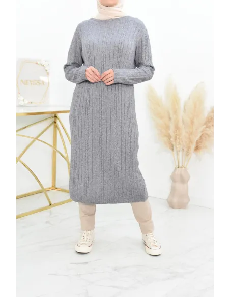 Tunique pull Hiver en maille tissée automne pas cher by neyssa