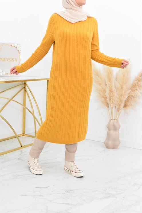 Tunique pull Hiver en maille tissée automne pas cher by neyssa