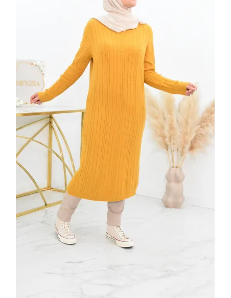 Tunique pull Hiver en maille tissée automne pas cher by neyssa