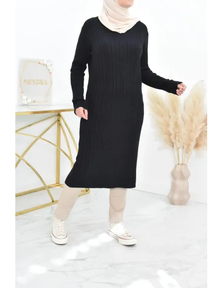 Tunique pull Hiver en maille tissée automne pas cher by neyssa