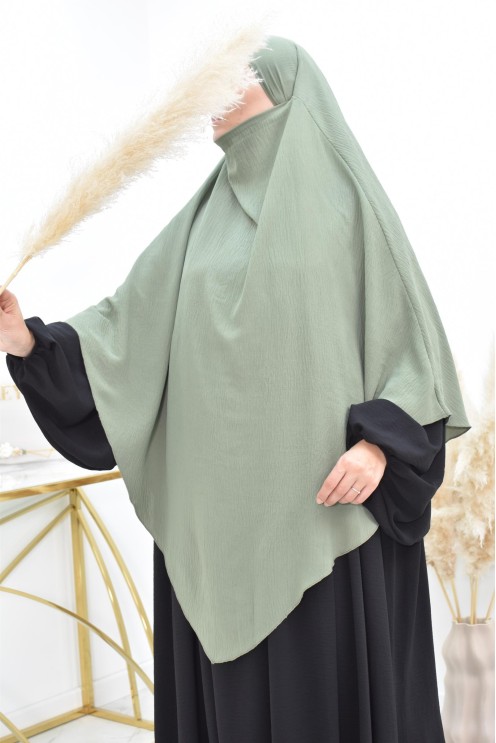 Long khimar pointu pour femme musulmane hijab légiféré
