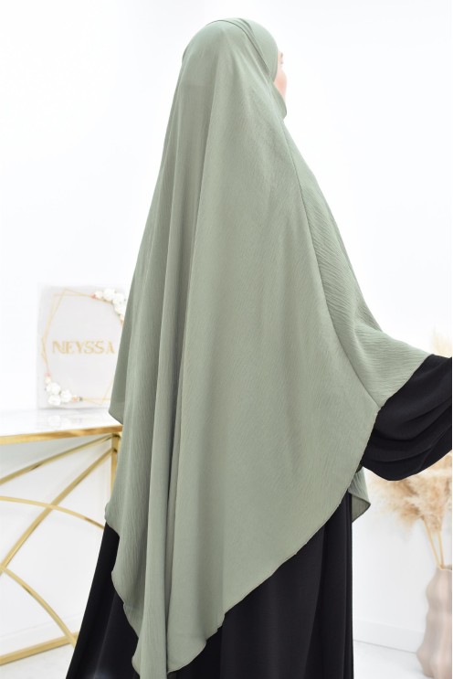 Long khimar pointu pour femme musulmane hijab légiféré