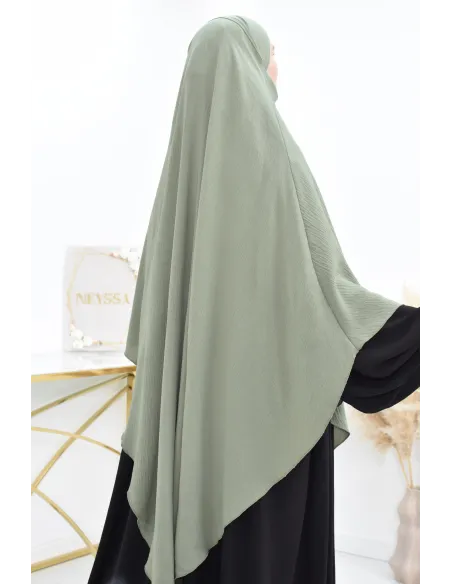Long khimar pointu pour femme musulmane hijab légiféré
