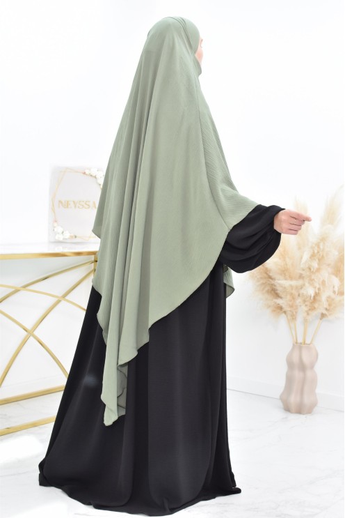 Long khimar pointu pour femme musulmane hijab légiféré