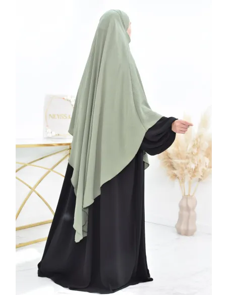 Long khimar pointu pour femme musulmane hijab légiféré