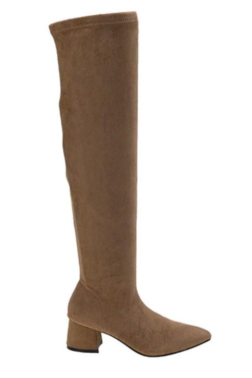 Ultrafeminin Paar Stiefeletten mit dickem Absatz für Winter