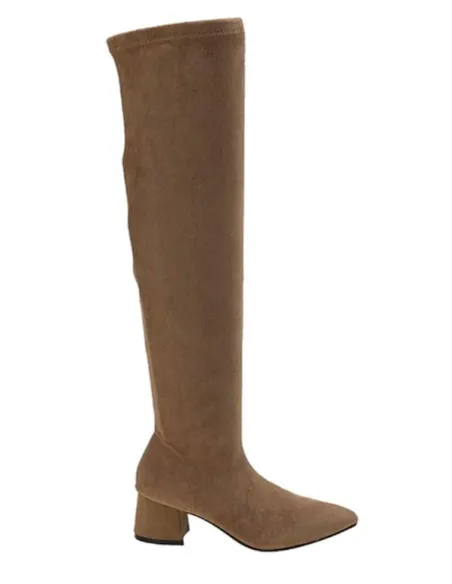 Ultrafeminin Paar Stiefeletten mit dickem Absatz für Winter