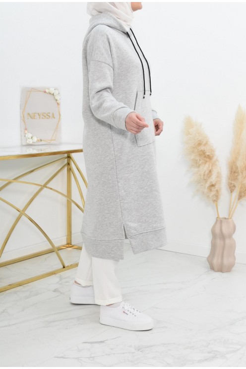 Robe tunique grande taille mastoura ample pour modest fashion hiver