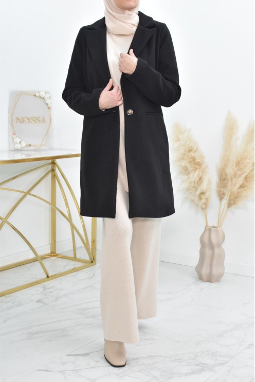 Manteau Noir Créateur Next Pour Fille - Taille 7-8 Ans, Occasion Très Bon état