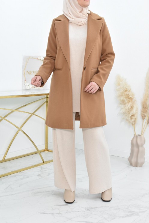 Superbe Manteau femme camel pour automne hiver by neyssa